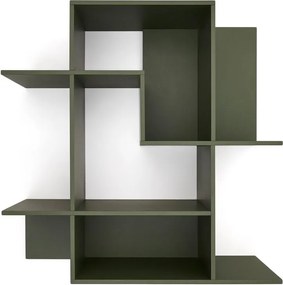 Zöld moduláris polcrendszer 80x80x25 cm Ina – Kave Home