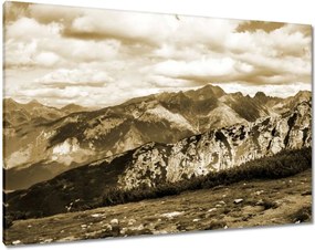 Képek 100x70 Tátra Lengyel hegyek Kilátás