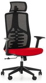 Taurino irodai szék, piros/fekete