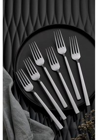 Ezüstszínű rozsdamentes acél evőeszköz készlet 36 db-os – Hermia