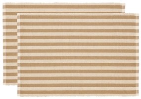 Textil tányéralátét szett 2 db-os 33x48 cm Statement Stripe – Södahl