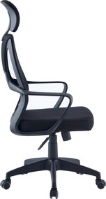Irodai szék, fekete szövet, TAXIS NEW