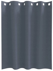 Függönyök függönyökkel 2 pcs Antracit 140x140cm Poliészter