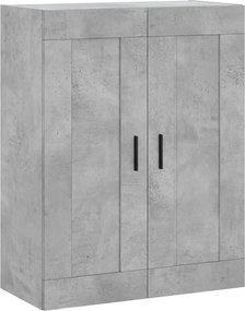 vidaXL betonszürke szerelt fa fali szekrény 69,5 x 34 x 90 cm