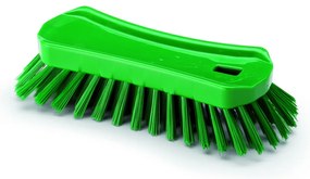 Igeax élelmiszeripari ergonómikus kézi súroló kefe zöld 0,75mm kemény sörtével