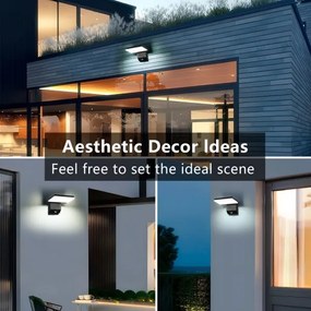 Immax 08513L - LED kültéri fali lámpa mozgásérzékelővel MODERN LED/18W/230V IP65