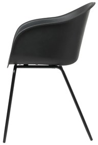 Topley fekete étkezőszék - Unique Furniture