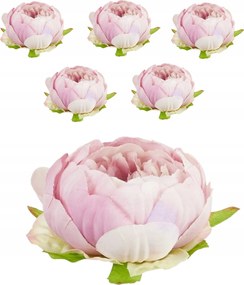 6x Bazsarózsa Termék Virágfej Peónia Virág Művirág