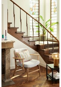 Haze szürke fotel tölgyfa konstrukcióval - Hübsch