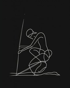 Poszter 40x50cm Vonal