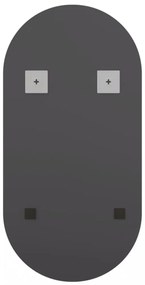 ovális üvegtükör LED-lámpákkal 40 x 20 cm