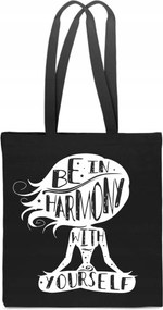 Öko pamut Táska nyomott mintával Jóga Meditáció Be in Harmony TT_193