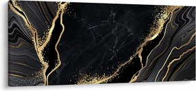 Az arany absztrakció képe (120x50 cm)