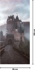 Fotótapéta ajtóra - Eltz kastély (95x205cm)