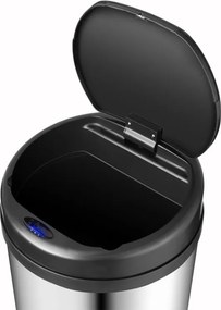 Automata szemeteskuka 50 L szenzorral rozsdamentes acél