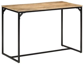 Tömör nyers mangófa étkezőasztal 110 x 55 x 75 cm