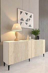 Corsa 150 - White, Travertine