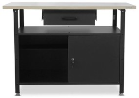Műhelyasztal ERIC, 1200 x 850 x 600 mm, fekete