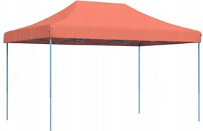 Kerti Sátor Összecsukható pop-up sátor 440x292x315 cm Terrakotta
