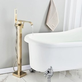 Fürdőkád csaptelep Rea Carat Gold Brush