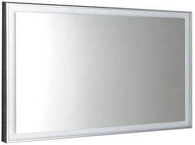 Sapho Luminar tükör 120x55 cm négyszögletes világítással króm NL560