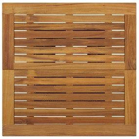 fekete polyrattan és tömör akácfa bárasztal 80 x 80 x 110 cm