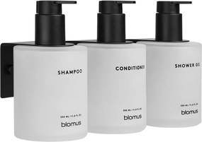Fehér fali üveg szappanadagoló készlet 3 db-os 350 ml Kirei – Blomus