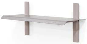 Szürkésbézs fém fali polc 60 cm Hola – Spinder Design
