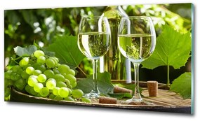 Fali üvegkép Fehér bor és gyümölcs osh-87376150