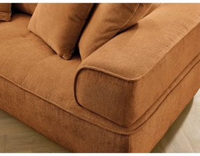 Mustársárga zsenília kanapé 237 cm Whesley – Bobochic Paris