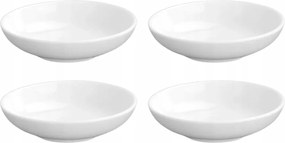 Fehér porcelån szósztartó 10,3 cm Wilmax England 4 db-os szett