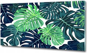 Fotó üvegkép Trópusi virágok 100x70