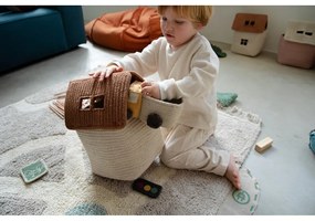 Textil játéktároló kosár szett 2 db-os 24x14x8 cm Truck – Lorena Canals