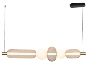 Zuma Line MD2596-5B-3BGT- LED csillár kábelen SARR 27W/230V 3000-5700K aranyszínű + távirányító