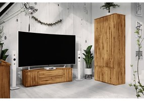 Tölgyfa ruhásszekrény 90x206 cm Vento 2 - The Beds