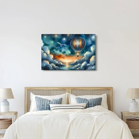 Kép - Repülés az éjjeli ég alatt (90x60 cm)