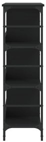 fekete szerelt fa tálalószekrény 102 x 32 x 103,5 cm