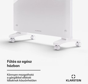 Klarstein Bornholm Smart 1500, konvektoros fűtőtest, 1500W, WiFi, LED, IP24