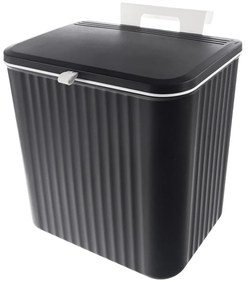 Fekete műanyag szemetes 13 l – Orion