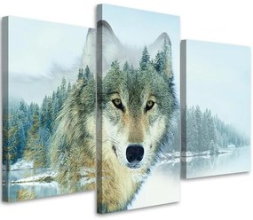 Gario Vászonkép Farkas hegyi háttérrel - 3 részes Méret: 60 x 40 cm