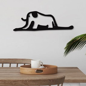 Elephant fém fali dekoráció, 63×21 cm