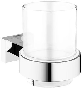 Pohártartó Grohe Essentials Cube pohárral együttkróm 40755001