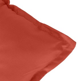 2 db melange piros szövet kerti padpárna 100 x 50 x 7 cm