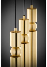 Jupiter 2010 - Csillár zsinóron ALAS 3xGU10/10W/230V arany