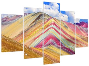 Kép - Rainbow Mountain, Peru (150x105 cm)