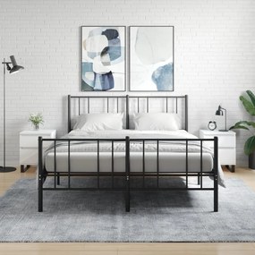 2 db magasfényű fehér szerelt fa éjjeliszekrény 40x35x50 cm