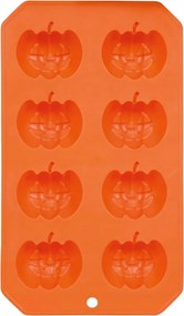 Sütőtök alakú jégkockatartó, 8 db kocka, Halloween, 22x12 cm Guirca