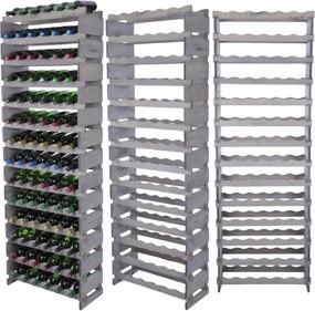 Bortartó állvány moduláris palacktartó 14x6 építs, mint az impregnáló kockák