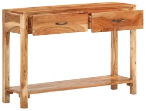 tömör akácfa tálalószekrény 110 x 30 x 75 cm