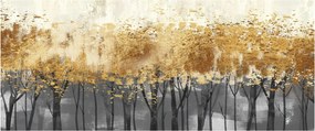 Kép - Arany fák (120x50 cm)